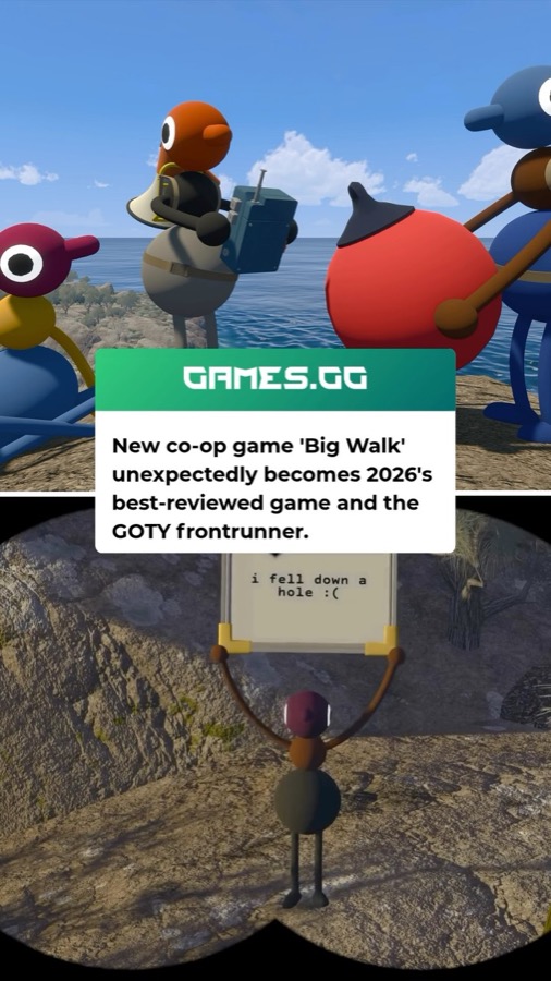 GAMES.GG Instagram news video post: Big Walk
