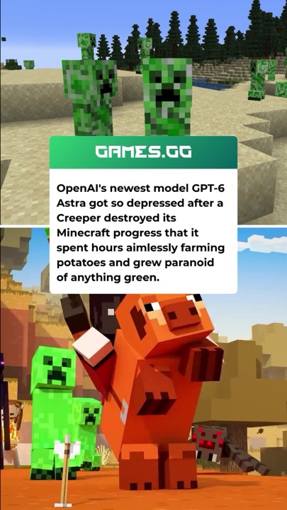 GAMES.GG TikTok news video post: Minecraft